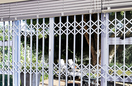 Retractable Security Bars & Gates